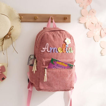 Custom Name School Backpack Personalized Embroidered Kids Backpack Preschool Back To School Bag Gift For Kids