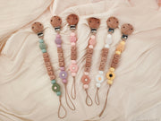 Personalized Pacifier Clip Custom Dummy Clip Soother Holder Binky Clip Soft Pacifier Holder Gift For Newborn