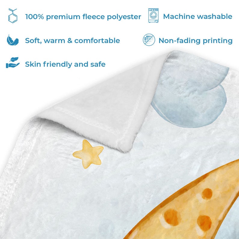 Personalized Lion Baby Blanket Custom Name Soft Baby Blanket For Newborn Gift For Newborn