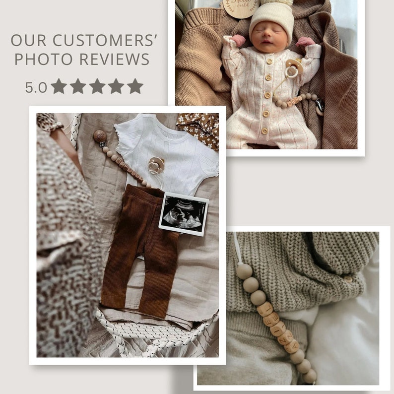 Personalized Pacifier Clip Custom Baby Name Soother Clip Rainbow Paci Holder Soft Dummy Clip Gift For Newborn