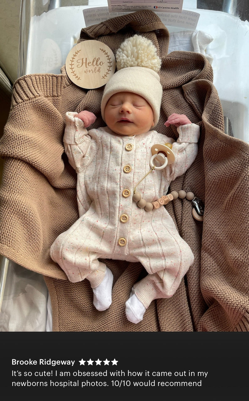 Personalized Pacifier Clip Custom Newborn Soother Holder Binky Clip Soft Dummy Holder With Name Gift For Newborn