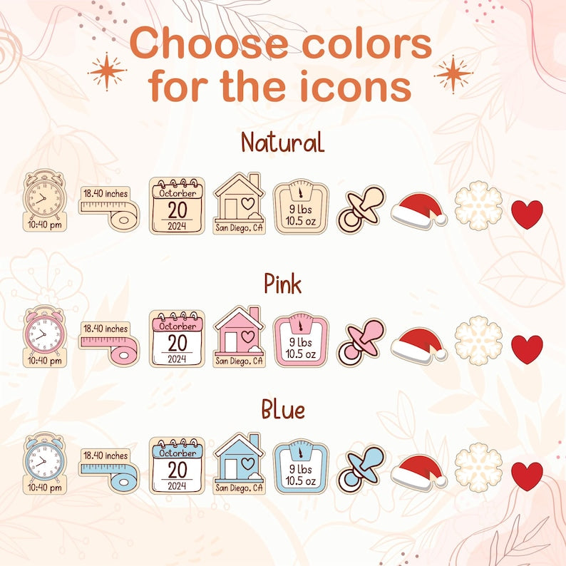 Custom Baby First Christmas Ornament Personalized Name Acrylic Keepsake Gift For Baby