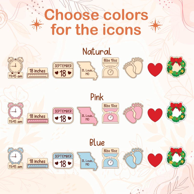 Personalized Baby First Christmas Ornament Custom Shakeable Acrylic Name Keepsake Gift For Baby