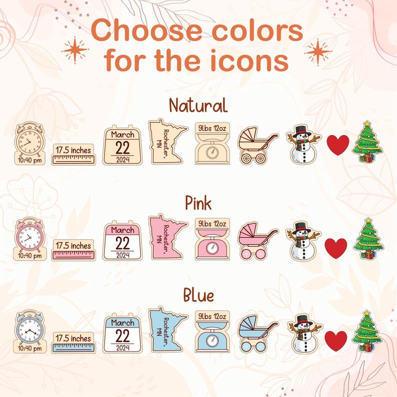 Personalized Babys First Christmas Ornament 2026 Custom Acrylic Shake Keepsake Gift For Baby