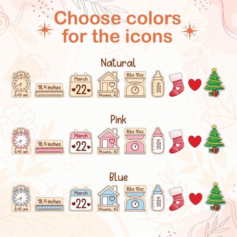 Personalized Baby First Christmas Ornament Custom Shakeable Name Keepsake Gift For Baby