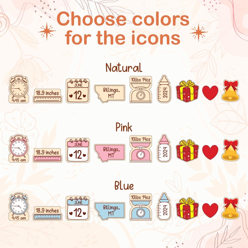 Personalized Babys First Christmas Ornament Custom Acrylic Keepsake Gift For Baby