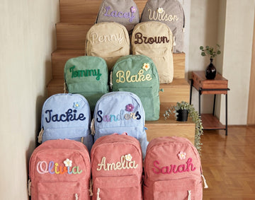 Custom Name Kids Backpack Personalized Embroidered School Bag Preschool Kids Backpack Gift For Kids