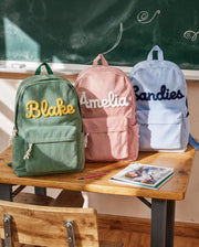 Personalized Kids School Backpack Custom Embroidered Name Preschool Name Backpack Back To School Bag Gift For Kids