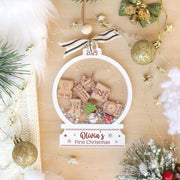 Personalized Babys First Christmas Ornament 2026 Custom Acrylic Shake Keepsake Gift For Baby