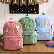 Personalized Kids School Backpack Custom Embroidered Name Preschool Back To School Bag Kids Name Backpack Gift For Kids