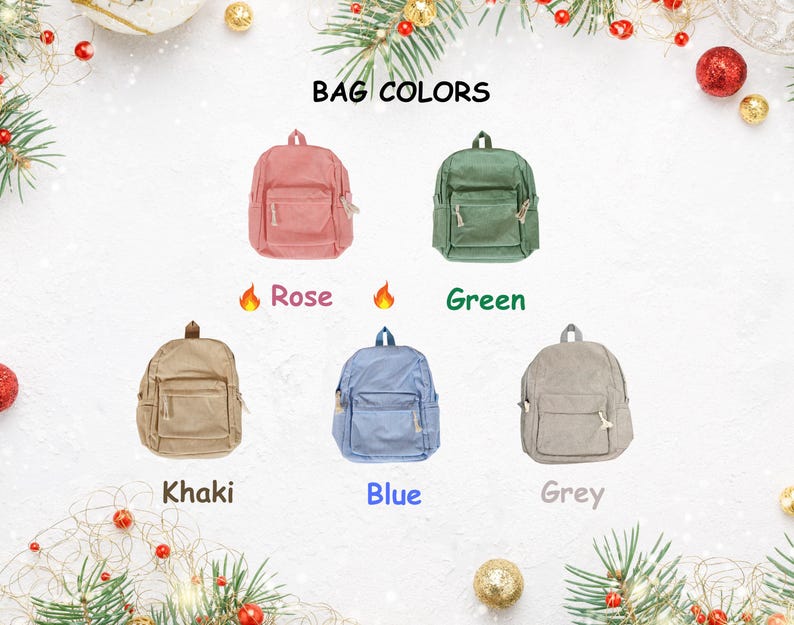 Custom Name School Backpack Personalized Embroidered Kids Backpack Preschool Back To School Bag Gift For Kids