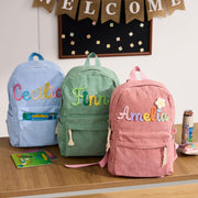 Custom Name Kids Backpack Personalized Embroidered School Bag Preschool Back To School Bag Gift For Kids